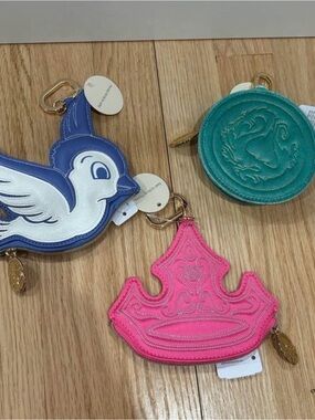 Bath & Body Works Disney Princesses Coin Purse Keychain Set